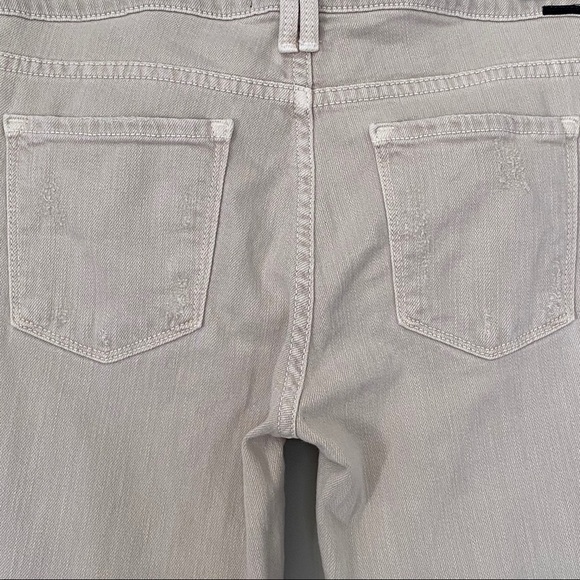 Vince Dylan Deconstructed Latte Skinny Ankle Jeans - Picture 7 of 16